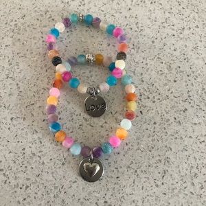 Multi colored agate ❤️ bracelets